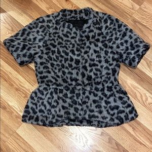 ❄️SALE❄️BCBG NWOT Peplum Wool-Blend Jacket - XS